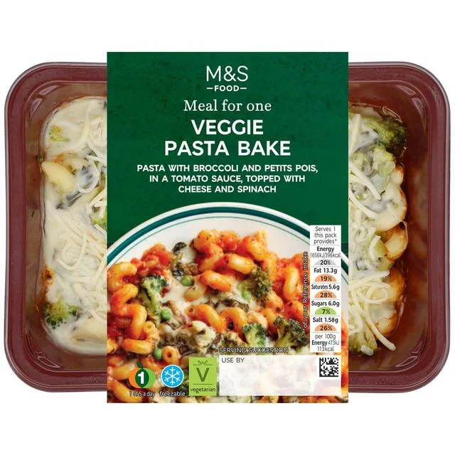 - Dog disposable foam shower gelM&S Veggie Pasta Bake   350g