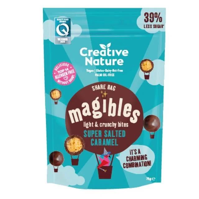 - Parrot climbing and standing wooden frameCreative Nature Magibles Super Salted Caramel Share Bag 75g   75g