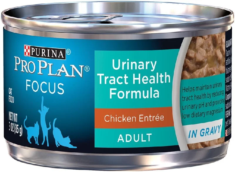    - Hypoallergenic cat food  Purina Pro Plan Focus Adult Urinary Tract Health Chicken Entree Canned Cat Food