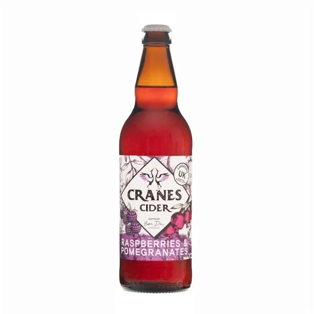 ---Cranes Cider Raspberries & Pomegranates   500ml