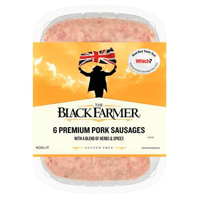 - Pet monitor with cameraThe Black Farmer Premium Pork Sausages   400g