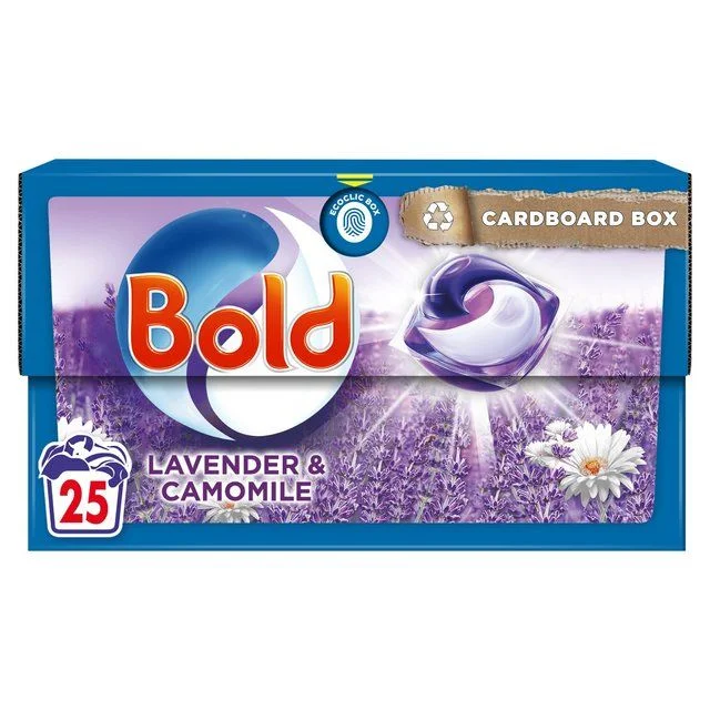 Pet ProductsBold 3in1 Pods Washing Capsules Lavender & Camomile 25 Washes   25 per pack