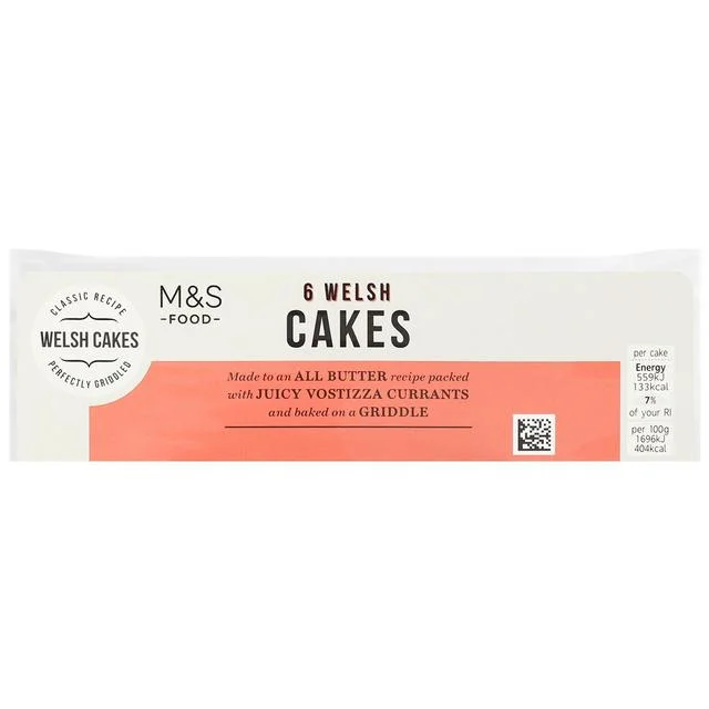 - Summer pet ice matM&S Welsh Cakes   6 per pack