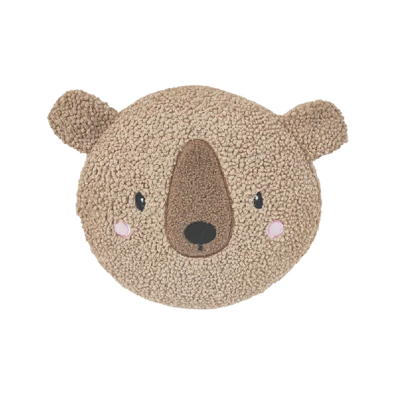 - Pet tear stain cleaning wipesBear Boucle Cushion Brown