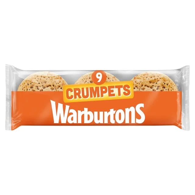  -Splash-proof food bowl AND Anti-choking slow food bowlWarburtons Crumpets   9 per pack