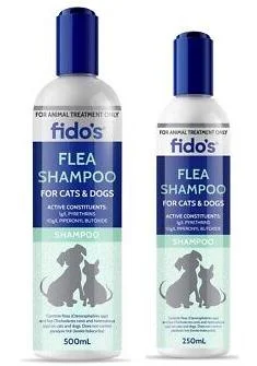 Pet grooming and cleaning products:Fido's Flea Shampoo for Cats and Dogs