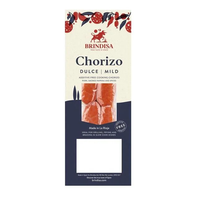  -Explosion-proof leash FOR LARGE dogsBrindisa Mild Cooking Chorizo Sausages   280g