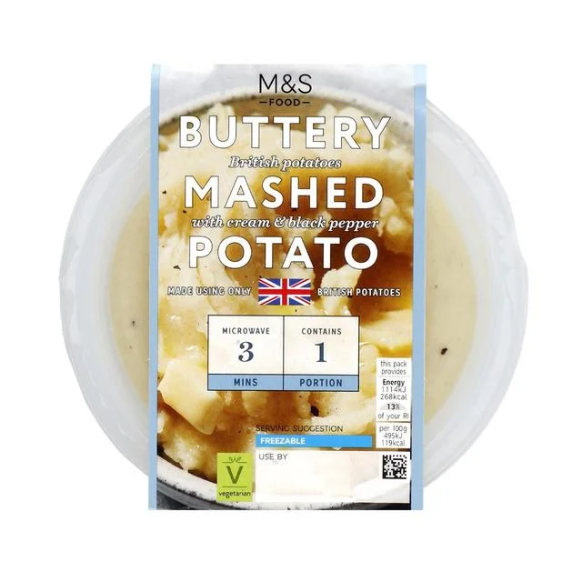 - Winter dog thick down jacketM&S Buttery Mash Potato   225g