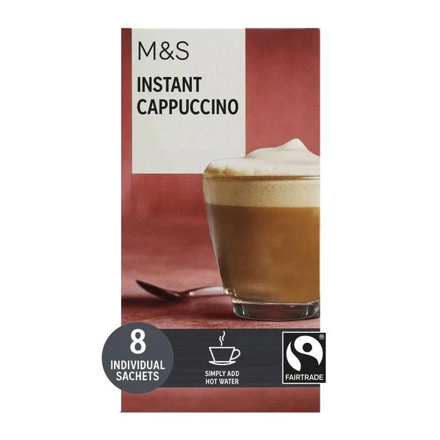 - Cat stress soothing sprayM&S 8 Instant Cappuccino Sachets   124g