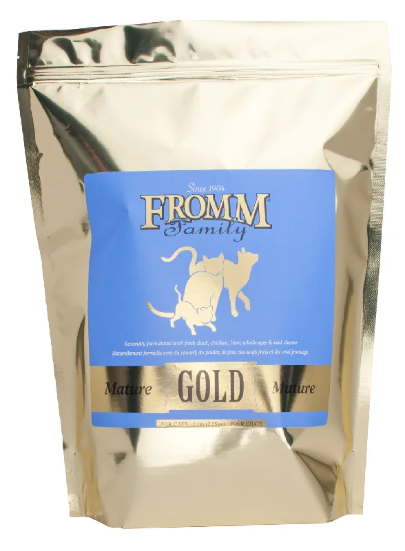    - Indoor cat food  Fromm Mature Gold Cat Food (5 lbs)