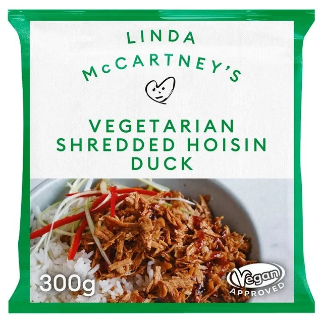 - Car dog seat beltLinda McCartney Vegetarian Shredded Hoisin Duck   300g