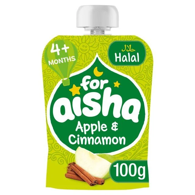  -Anti-scratch sofa protective coverFor Aisha Fruit Pouch +4 Months Apple & Cinnamon    100g