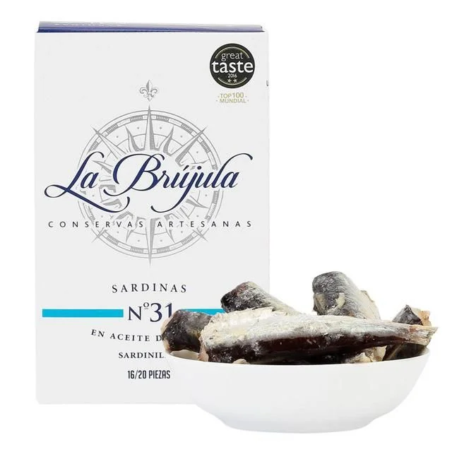 - Chinchilla cooling ice nest ceramic plateBrindisa La Br\u00fajula Galician Small Sardines \Sardinillas\    118g