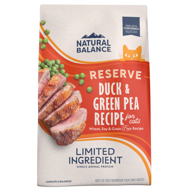    - Cat food nutritional analysis  Natural Balance Limited Ingredient Reserve Grain Free Duck & Green Pea Recipe Cat Food