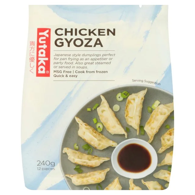 - Parrot climbing and standing wooden frameYutaka Chicken & Vegetable Gyoza Frozen   240g