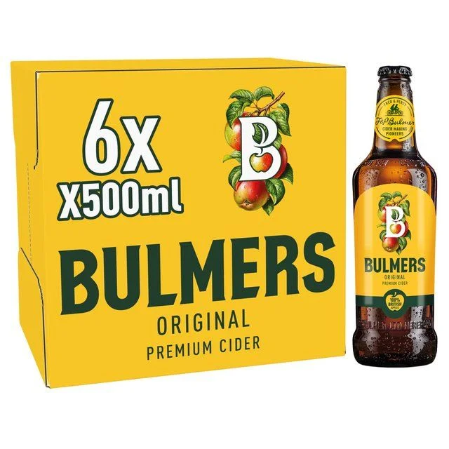 - Organic cotton dog bibsBulmers Original Premium Cider Bottles   6 x 500ml