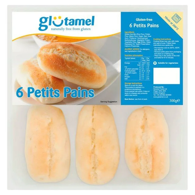 - ​​Christmas pet Christmas clothingGlutamel Part Baked Petit Pains   6 x 50g