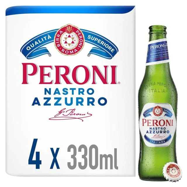 - Rabbit grass rack to prevent waste food boxPeroni Nastro Azzurro Beer Lager Bottles   4 x 330ml