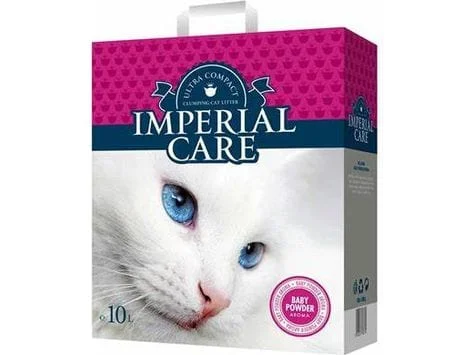 Pet conditioner: used to care for pet hair,MPERIAL CARE premium clumping cat litter - ultra compact granulation - with BABY POWDER aroma 10L