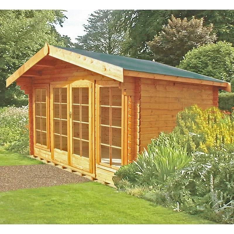  -Anti-scratch scratching board AND cat bed in oneShire Argyll 13' 8" x 9' 9" Apex Log Cabin - Premium 28mm Cladding Tongue & Groove