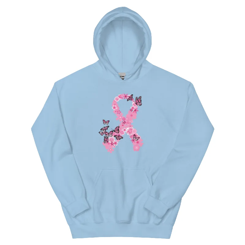 - Winter warm clothes for short-haired dogsPink Ribbon Butterflies Take Flight Hoodie