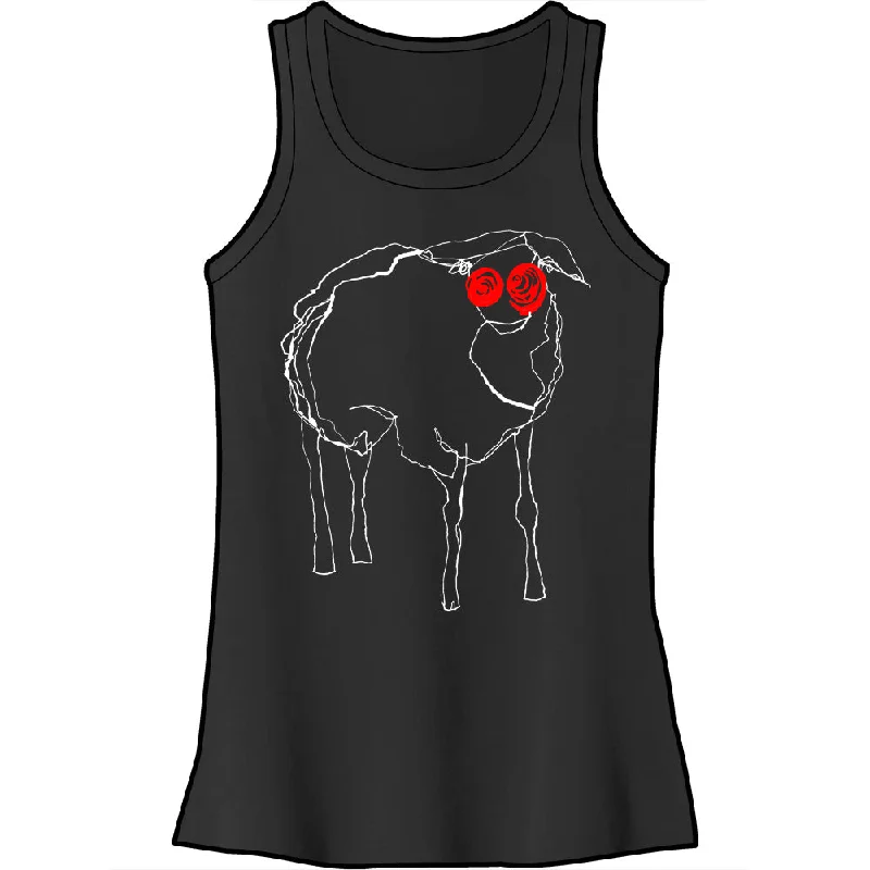 - Deodorizing cat litter tofu litterSleepy Sheep Flowy Racerback Tank