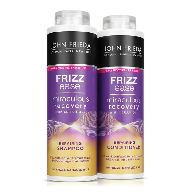 - Cat hair ball removal and hair removal creamJohn Frieda Frizz Ease Miraculous Recovery Shampoo & Conditioner Duo   2 x 500ml