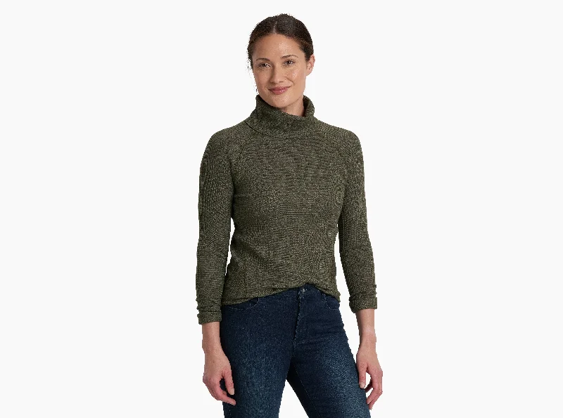 - Deodorizing cat litter tofu litterWomen's Petra Turtleneck - Dark Moss