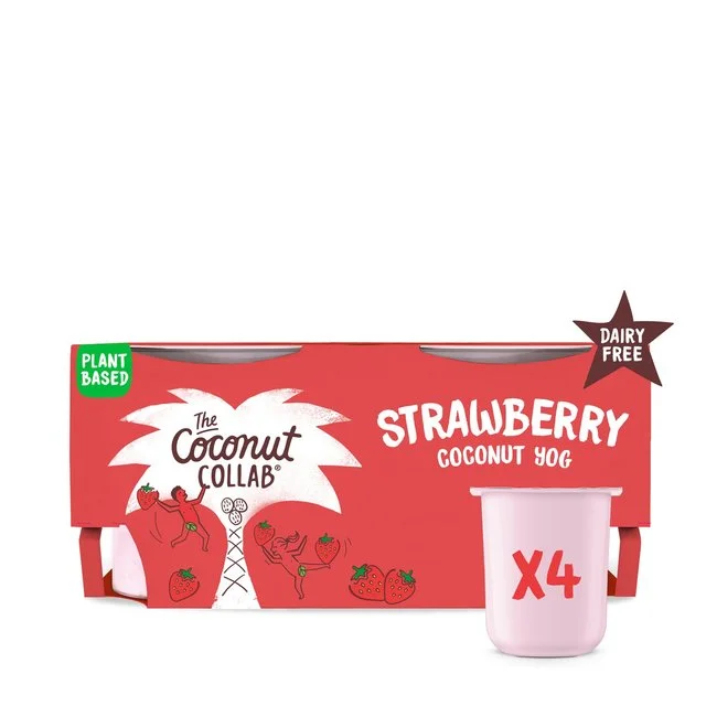 - Automatic induction pet water dispenserThe Coconut Collab Strawberry Coconut Yog Kids   4 x 90g