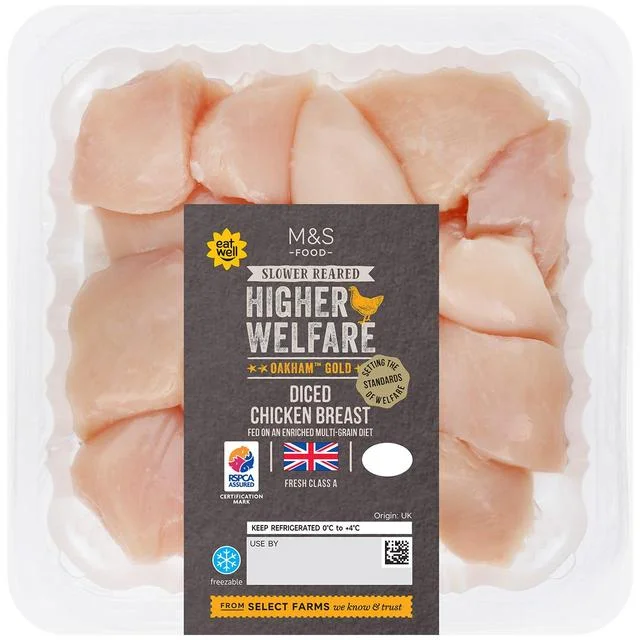  -Non-contact cat thermometerM&S Oakham Gold Diced Chicken Breast   350g