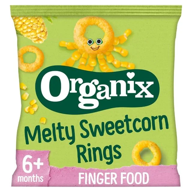 - Dog anti-slip matOrganix Melty Sweetcorn Organic Rings Baby Snack 6 months+   20g