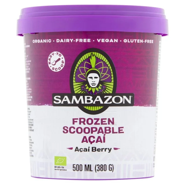 ---Sambazon Organic Scoopable Acai Sorbet   500ml