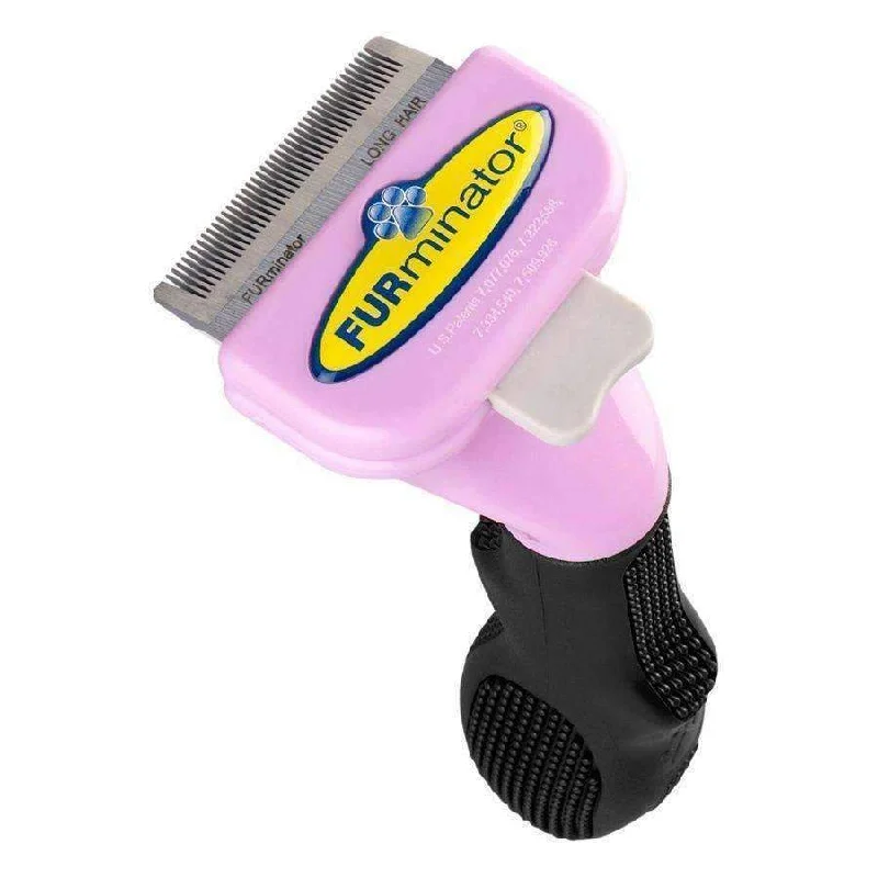 1. **Pet collar with custom engraving**FURminator Long Hair DeShedding Tool for Small Cats